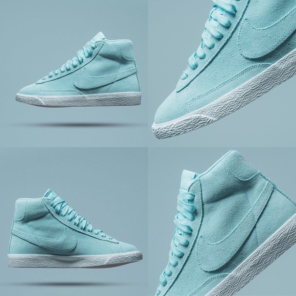 🌸 NIKE Blazer Mid Suede Sneakers Shoes New - Picture 6 of 6